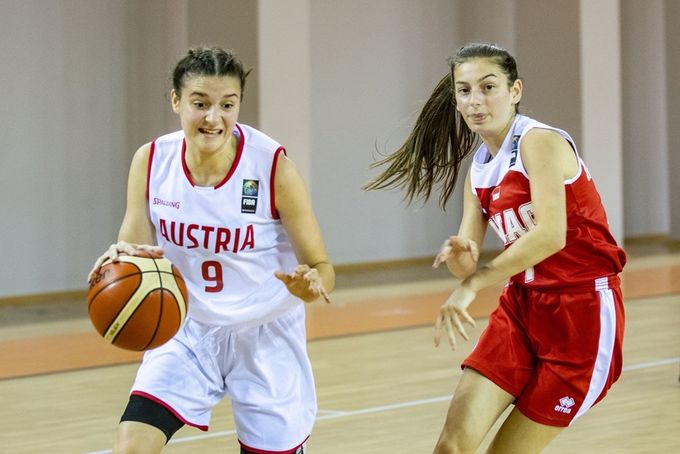 Sophie Baydanov (Foto) war gegen Monaco gemeinsam mit Sarah Nindl (je 9 Pts) erfolgreichste Scorerin von Team Austria (c) FIBA Basketball