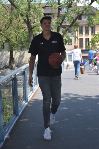 24.08.2019 - Luka Brajkovic ist für seine zweite NCAA-Saison bei den Davidson Wildcats bereit (c) Ernst Weiss #lb3five #ncaa #basketballrotweissrot