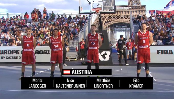 11.9.2021 - Österreich bleibt beim FIBA 3x3 Europe Cup in Paris sorglos (c) FIBA 3x3